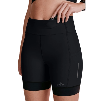 Bermuda Lupo Run 7 Pockets Curta Feminina