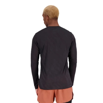 Camisa Manga Longa Q Speed Jacquard New Balance Masculina