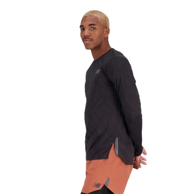 Camisa Manga Longa Q Speed Jacquard New Balance Masculina