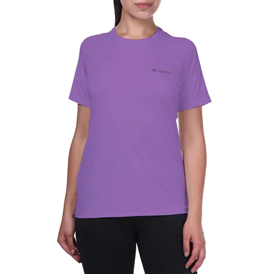 Camiseta Columbia Aurora Manga Curta Feminina - Lilás