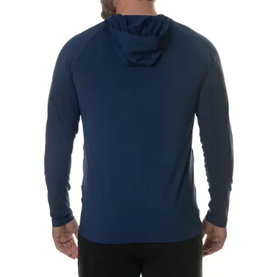 Camiseta Columbia Aurora Manga Longa Triangle Masculina - Azul