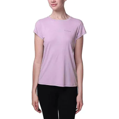 Camiseta Columbia Neblina Manga Curta Feminina - Lilás