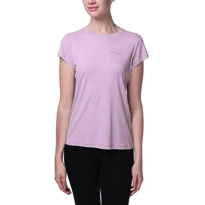 Camiseta Columbia Neblina Manga Curta Feminina - Lilás