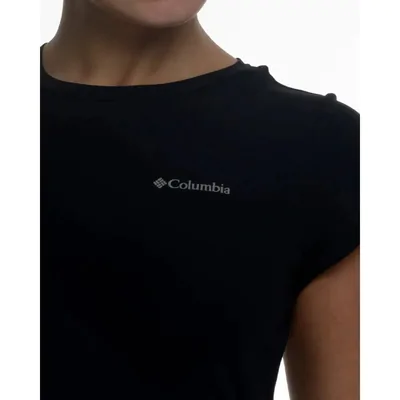 Camiseta Columbia Neblina Manga Curta Feminina - Preta