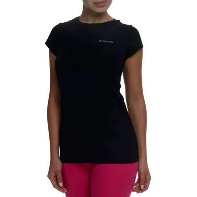 Camiseta Columbia Neblina Manga Curta Feminina - Preta