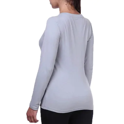 Camiseta Columbia Neblina Manga Longa Feminina - Cinza