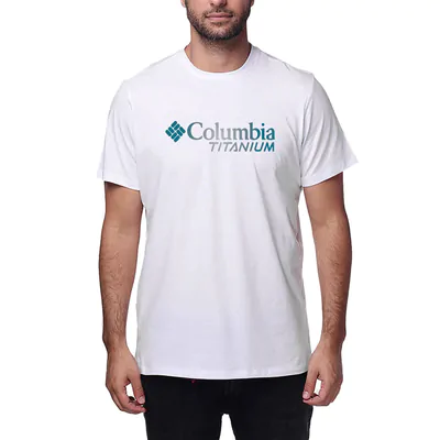 Camiseta Columbia Neblina Tittanium Masculina - Branca