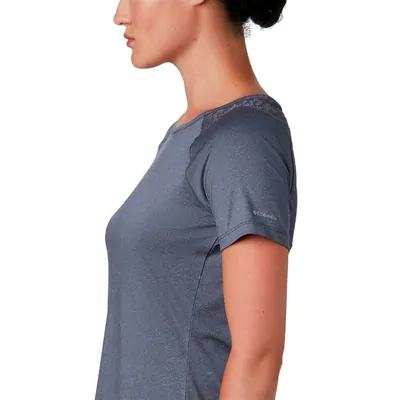 Camiseta Columbia Peak To Point II Feminina - Azul