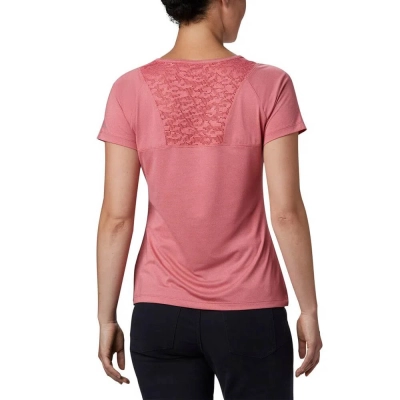 Camiseta Columbia Peak To Point II Feminina - Vermelha