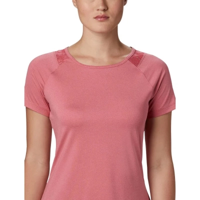 Camiseta Columbia Peak To Point II Feminina - Vermelha