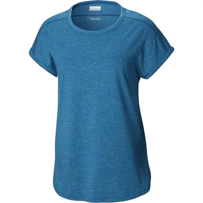 Camiseta Columbia Pislner Peak Tee Feminina - Azul