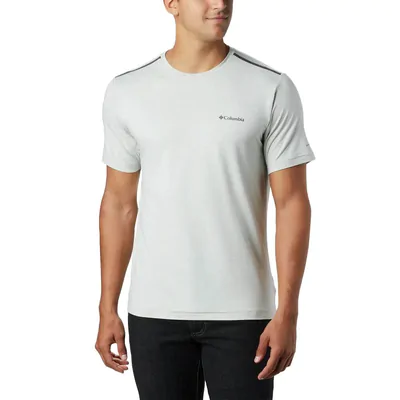 Camiseta Columbia Tech Trail Manga Curta Masculina - Cinza Claro