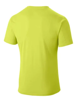 Camiseta Columbia Zero Rules Sleeve - Amarelo Fluo - Masculina