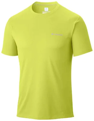 Camiseta Columbia Zero Rules Sleeve - Amarelo Fluo - Masculina