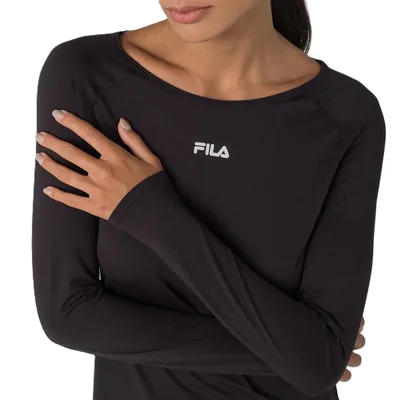 Camiseta Manga Longa Fila Bio II Feminina