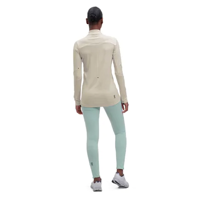 Camiseta Manga Longa On Running Climate Feminina - Creme