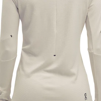 Camiseta Manga Longa On Running Climate Feminina - Creme