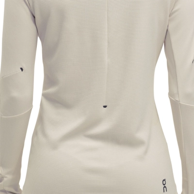 Camiseta Manga Longa On Running Climate Feminina - Creme