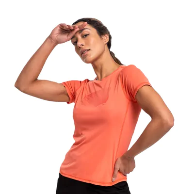 Camiseta Reebok Impact Print Manga Curta Feminina