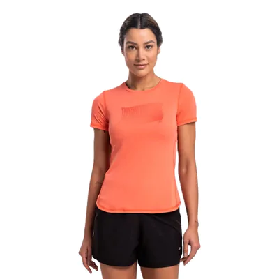 Camiseta Reebok Impact Print Manga Curta Feminina