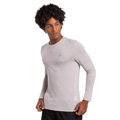 Camiseta Reebok Race Manga Longa Masculina