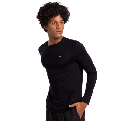Camiseta Reebok Race Manga Longa Masculina