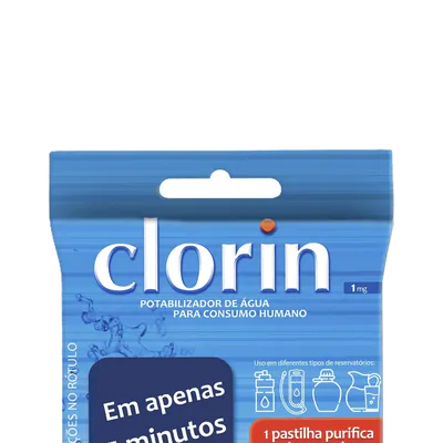 Clorin NTK 1 MG embalagem com 6 cartelas e 10 unidades cada