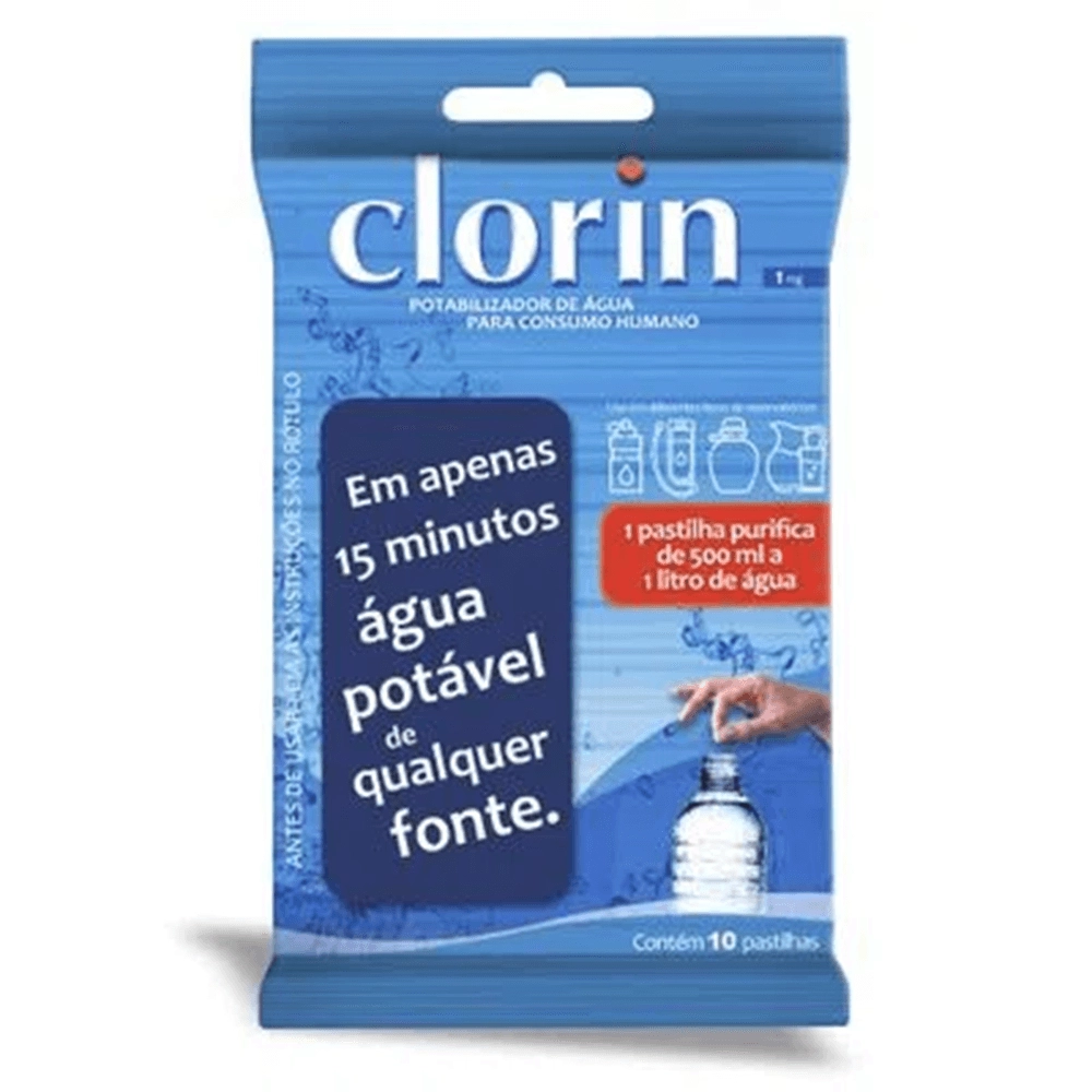 Clorin NTK 1 MG embalagem com 6 cartelas e 10 unidades cada