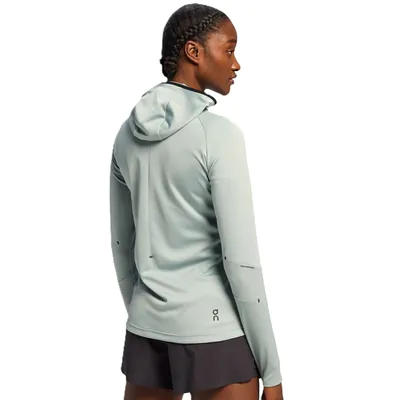 Jaqueta Climate Zip Hoodie On Running Feminina
