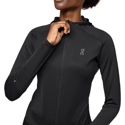 Jaqueta Climate Zip Hoodie On Running Feminina