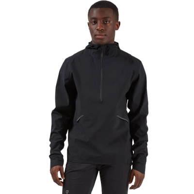 Jaqueta Impermeável On Running Waterproof Anorak Masculina - Preta