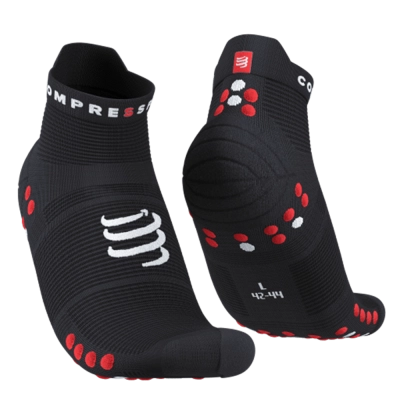 Meia de Compressão Compressport Cano Curto – Run Low V4 Unissex