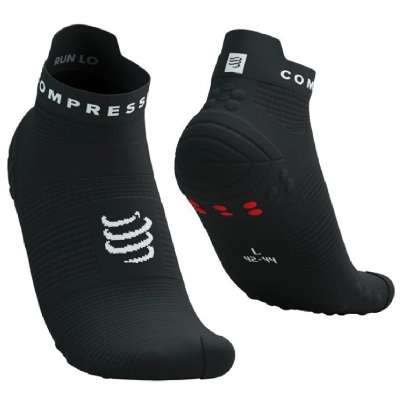 Meia de Compressão Compressport Cano Curto – Run Low V4 Unissex