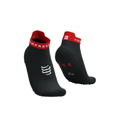 Meia de Compressão Compressport Cano Curto – Run Low V4 Unissex