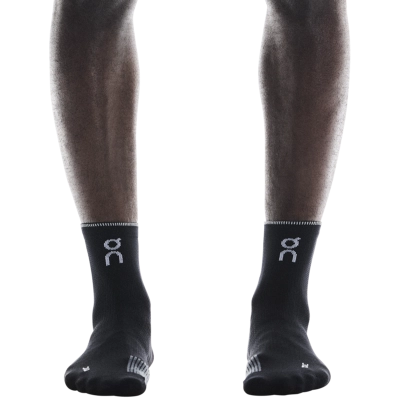 Meia On Running Performance Run Sock Mid Unissex