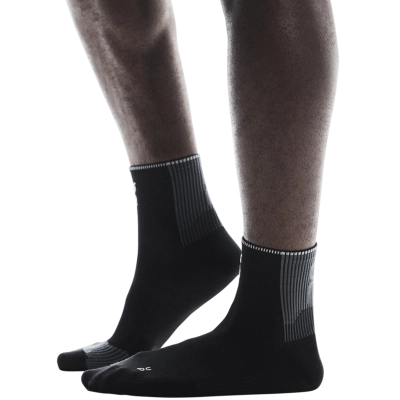 Meia On Running Performance Run Sock Mid Unissex