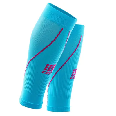 Polaina de Compressão CEP Pro+ Calf Sleeves 2.0 Feminino - Azul / Rosa