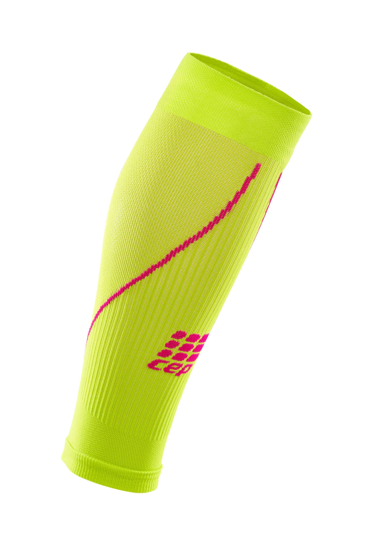 Polaina de Compressão CEP Pro+  Calf Sleeves 2.0 Feminino - Limão / Rosa