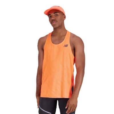 Regata Q Speed Jacquard Logo Branca New Balance Masculina