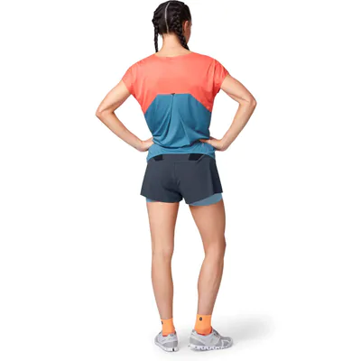 Running Shorts On Running Feminino - Marinho / Azul
