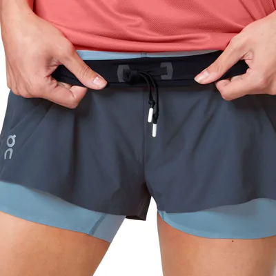 Running Shorts On Running Feminino - Marinho / Azul