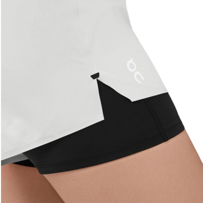 Short On Running Feminino - Cinza / Preto