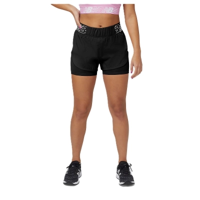 Shorts Duplo Relentless New Balance Feminino