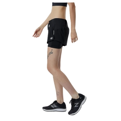 Shorts Impact Run Duplo New Balance Feminino