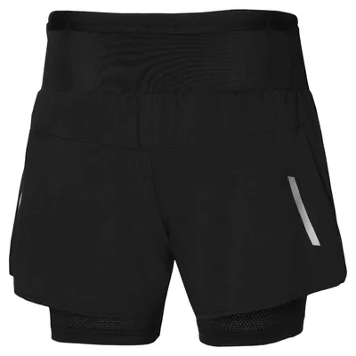 Shorts Mizuno Trail ER 2 in 1 Feminino
