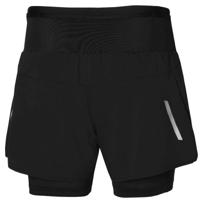 Shorts Mizuno Trail ER 2 in 1 Feminino
