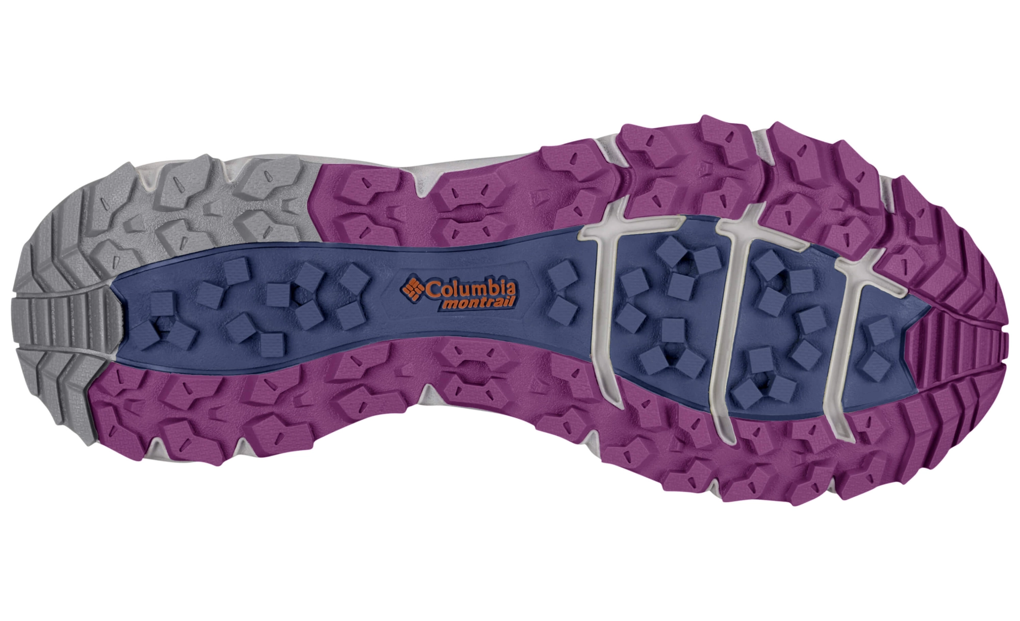 Tênis Columbia Montrail Caldorado III Feminino - Cinza / Roxo