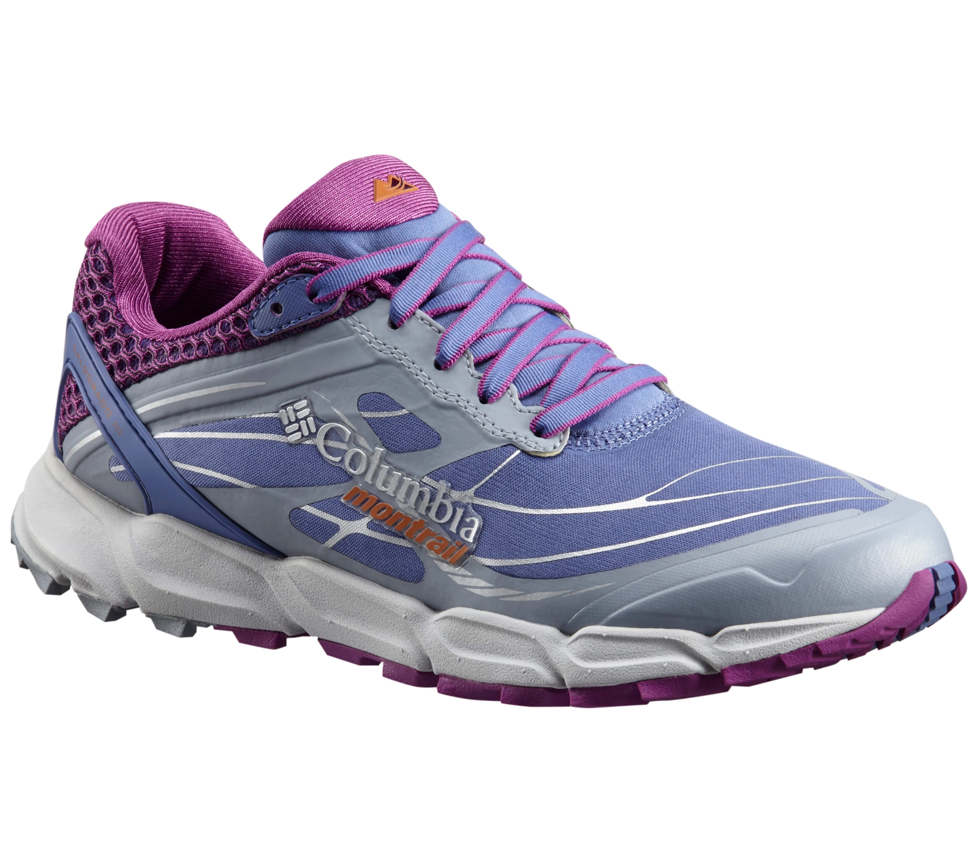Tênis Columbia Montrail Caldorado III Feminino - Cinza / Roxo