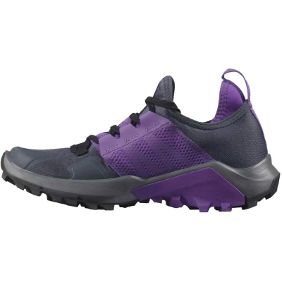 Tênis Salomon Madcross Feminino - Preto / Roxo
