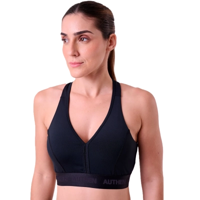 TOP AUTHEN ESSENTIAL FLEX STRIKE DECOTE V FEMININO